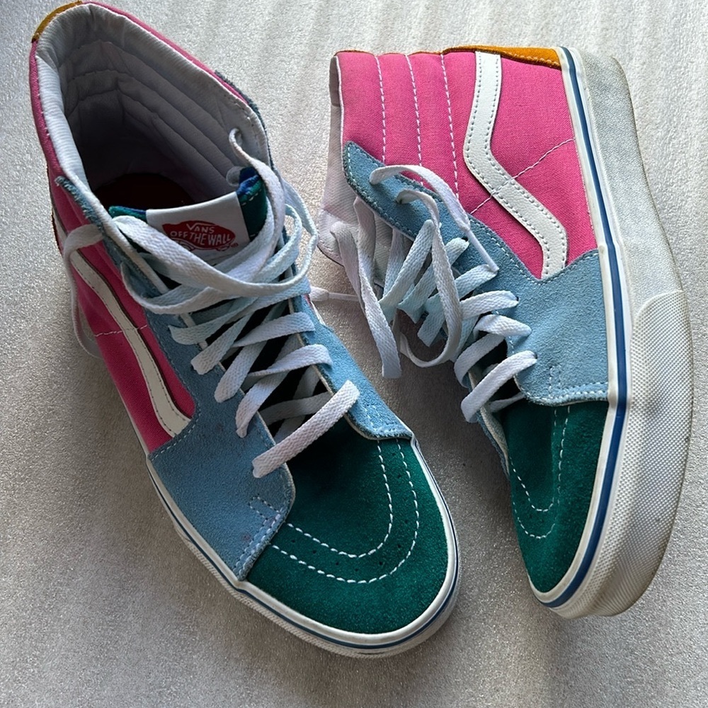 ❤️Valentines Day Flash Sale❤️Vans multi colored High Tops